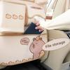 Car anti-kick mat Rear seat anti-dirt mat Cute car rear seat child anti-wear protective mat Car storage bag