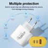 40W 2 PD and 1 QC 3.0 Port Fast Charging Power Adapter USB Type C Wall Charger US/EU Plug For iPhone Samsung Xiaomi Quick Charge