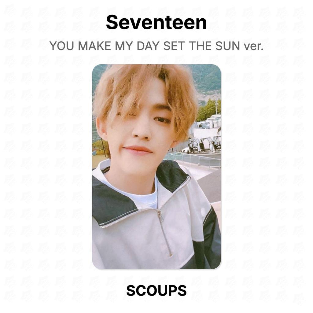 Seventeen YOU MAKE MY DAY SET THE SUN ver. Official Photocard