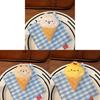 Cute Penguin Plush Keychain With Ice Cream Design For Kids And Adults