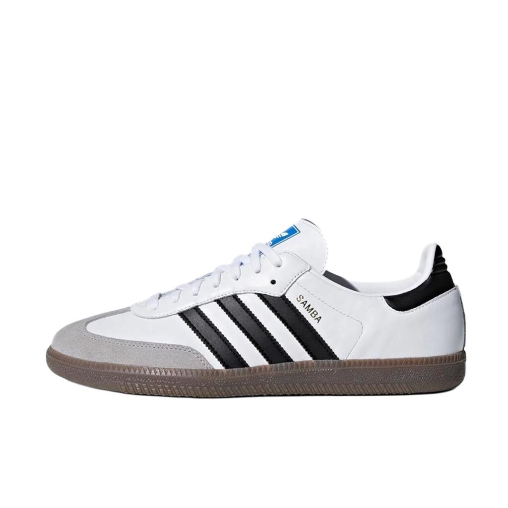 adidas Originals SAMBA OG Tulip Tales Abrasion Resistant Low Top Skateboard Shoes Unisex Light Purple B75806(Team1303- )