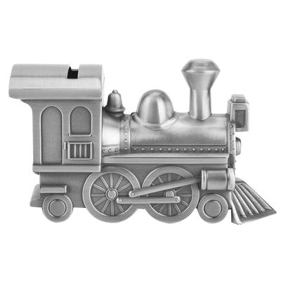 Zinc Alloy Money Saving Bank Retro Train Model Coin Saving Money Box for Table Decoration