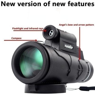 Telescopio portatile da passeggio per esterni a tubo singolo a lunga distanza 10000M per visione notturna in condizioni di scarsa illuminazione telescopio grandangolare