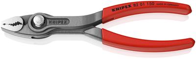 KNIPEX Twin Grip Slip Joint Adjustable Opening For Removing Grip Worn and Plastic Coated Pliers, Width, Screws, Bolts, Nuts, More, Handle, 150mm,