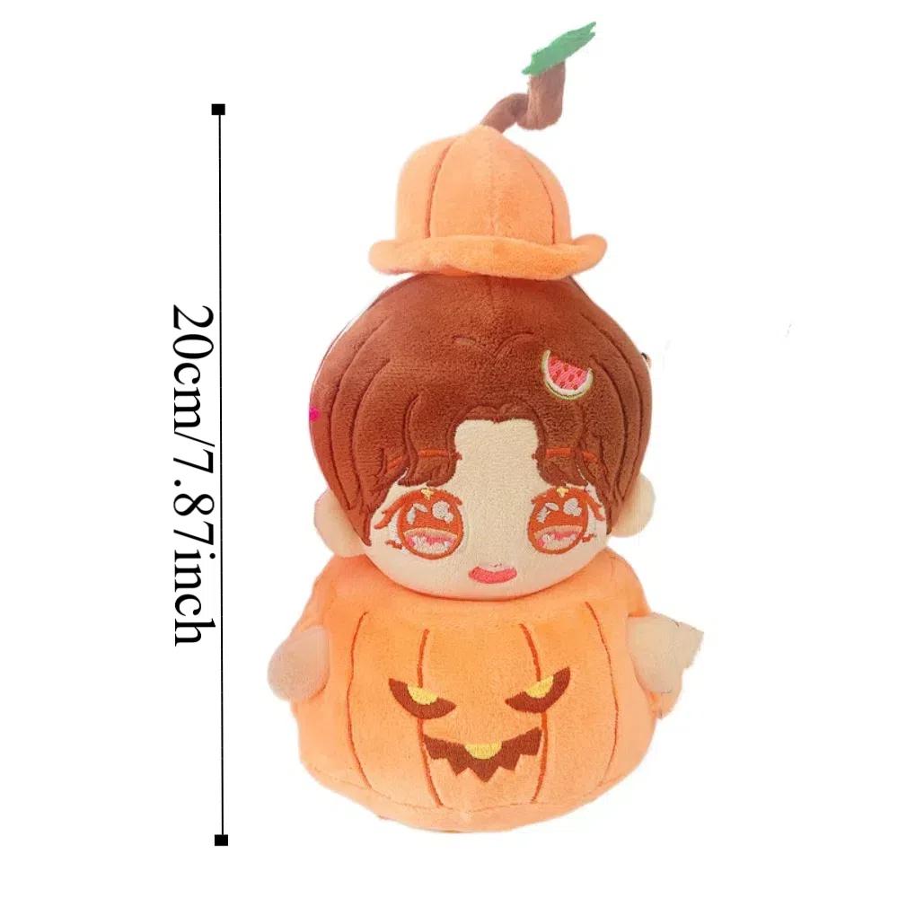 Dress Up Cotton Doll Halloween Suit Hat Plush Dolls Clothes  20cm Cotton Doll