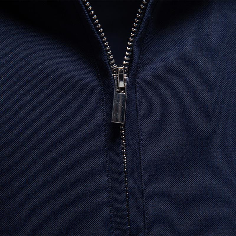 Reebok Nová výšivka Rolák na zip POLO tričko na jaro a léto 2026, Business Casual Pánské Tencelové krátkorukávové POLO tričko pro muže
