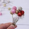 DIY Party Supplies Christmas Ornament Wedding Decoration Small Berries Stamens Artificial Flower Christmas Decor Red Berries