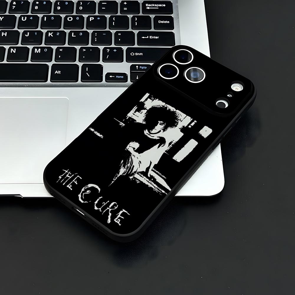 

Band THE C-CURE Phone Case For IPhone 17 Air 16 E Pro Max 15 14 13 Mini 12 Pro 11 Max Plus Black Soft Shell iPhone17 Pro Max