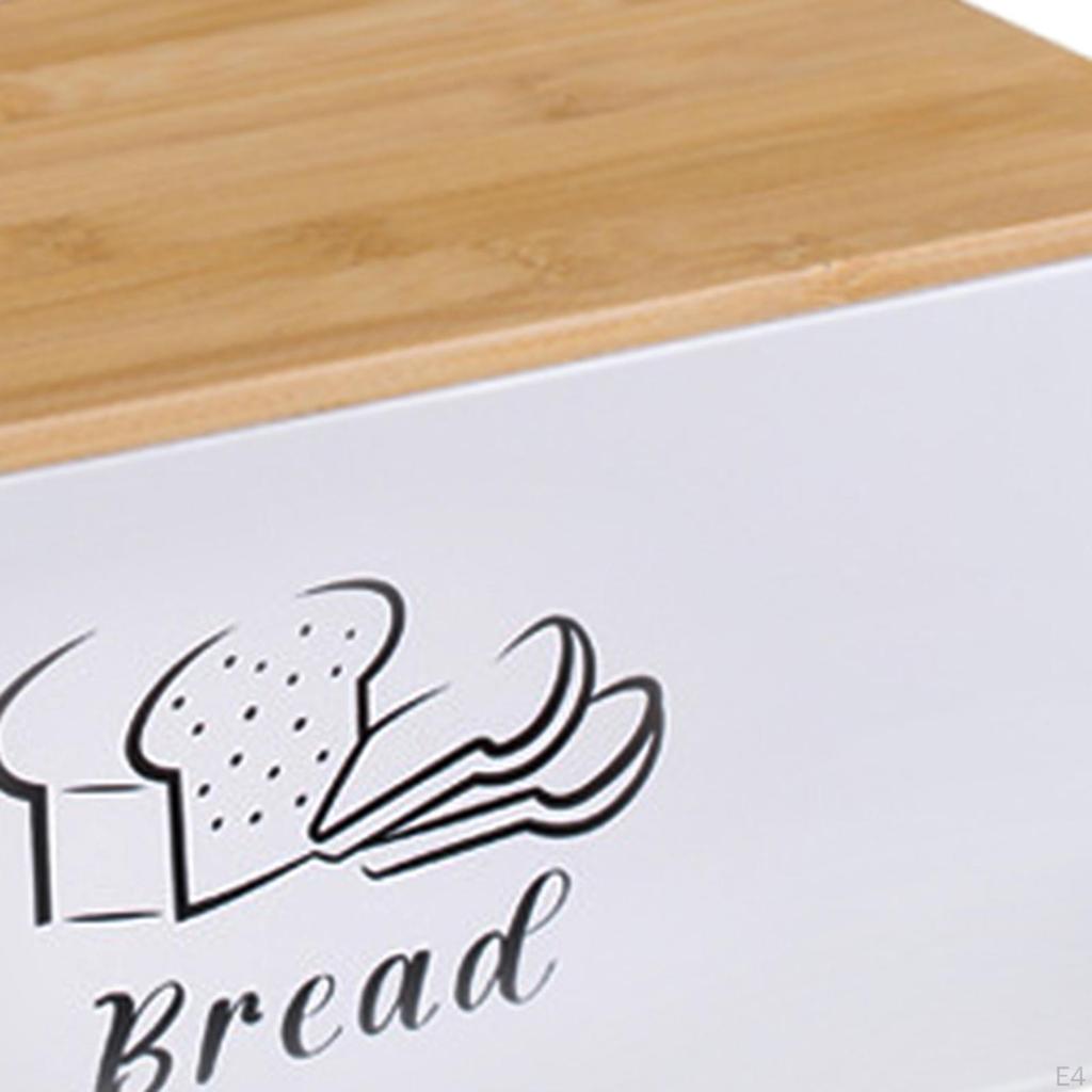 Brotaufbewahrungsbox mit Schneidebrett-Deckel zur Küchenorganisation