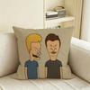 B-Beavis And Butt-Head Kissenbezug Natürliches Leinen Kissenbezug Set, All-In-One Dekoration Für Sofa, Schlafzimmer & Stuhl