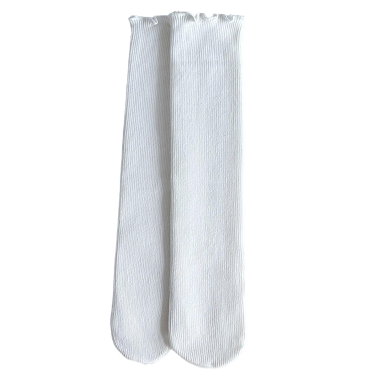 

Детские милые и повседневные гольфы до колена One Size белый