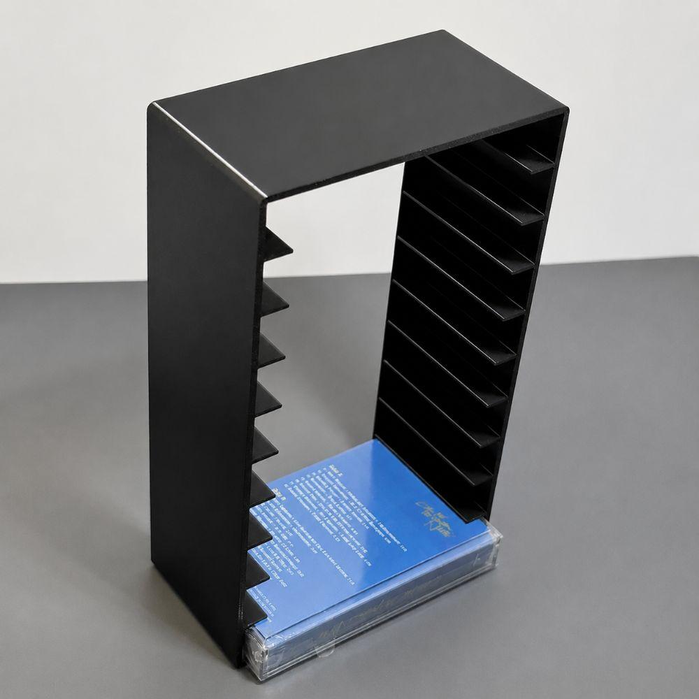 Stackable Cassette Tape Holder Up To 10 Tapes Cassette Tape Organizer Home Organization