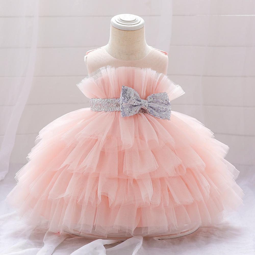 Cross-Border Infant Toddler Birthday Princess Puffy Dress for One-Year-Old