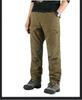 Men's Plus Velvet Thick Warm Cotton Casual Pants, Large Size - Autumn & Winter