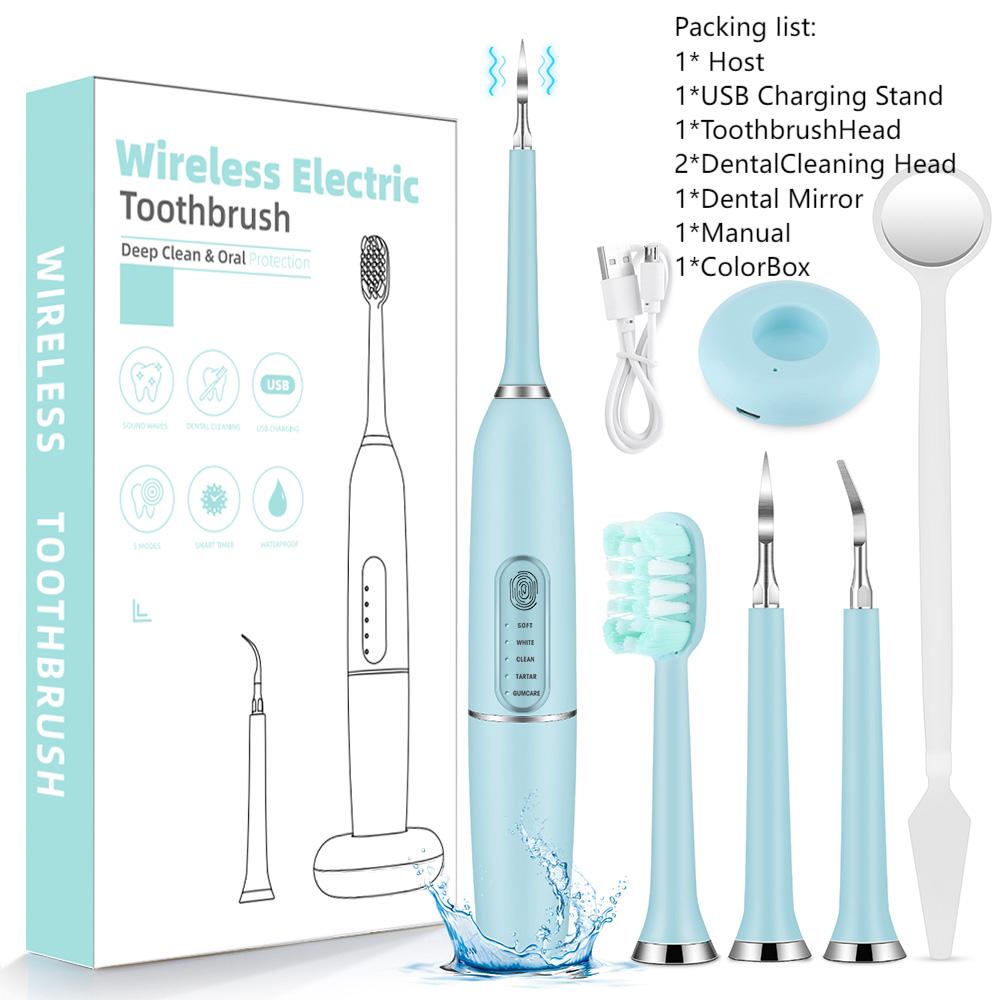 

Беспроводной скалер для удаления зубного камня, электрический гигиенический прибор для полости рта, отбеливание зубов, удаление зубного камня, очиститель пятен налета, стоматологический инструмент