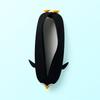 Cute Penguin Lipstick Storage Pounch Large Capacity Pen Box Silicone Pencil Bag  Stationery Storage