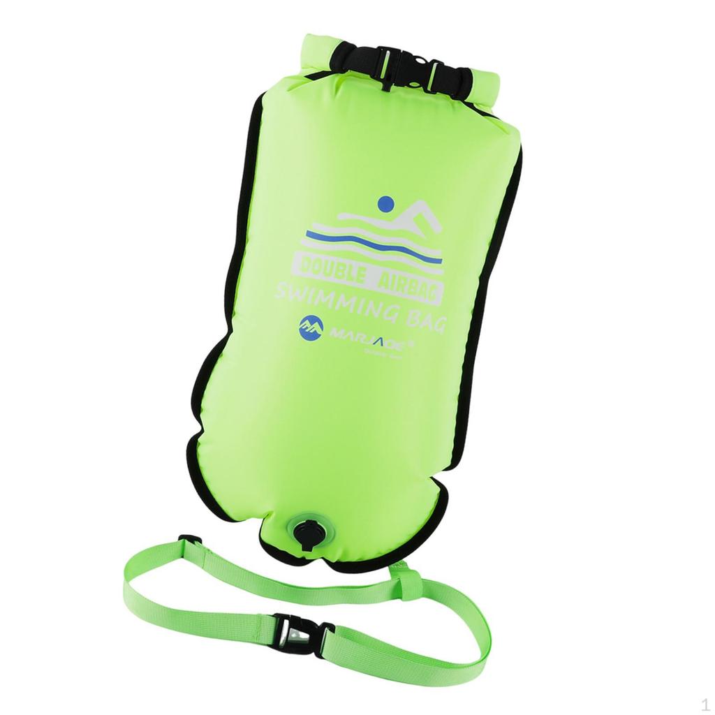 Plovák bóje pro plavání s úložnou taškou pro trénink a jízdu na kajaku