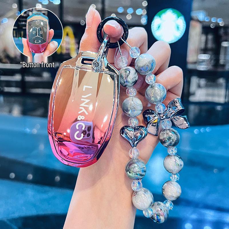 Lynk & Co Key Case: Fits 01, 03, 05, 06 Models - Men's & Women's EMP Buckle Shell Bag