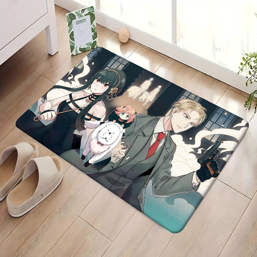 Alfombra de Piso S-Spy X F-Family Más Barata Antideslizante Moderna Sala de Estar Balcón Impresa Alfombras de Noche