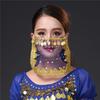 Sequins Belly Dance Veil Polyester Dance Performance Accessories Indian Dance Danging Veil  Women