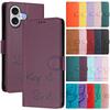 Pour Coque iPhone 17 Étui à Rabat sur Pour iPhone 17 Classique Téléphone Portefeuille Étui en Cuir A3258 A3519 A3520 A3521 Fente pour Carte Coque Arrière