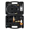 Radiator Vacuum Refill Kit, Automotives Cooling System Vacuum & Purge Fill Tool with Gauge, Portable Radiator Coolant Filling Kit with Toolbox,