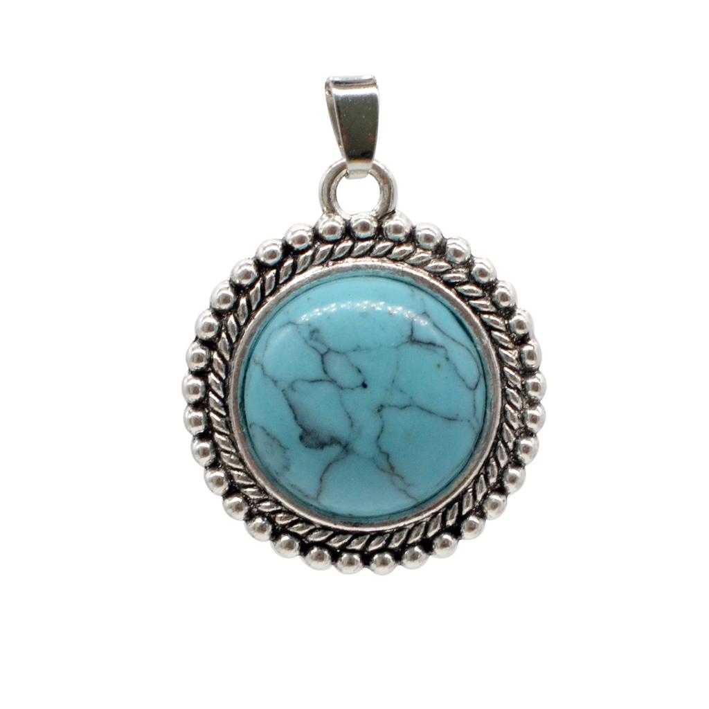 JOYA GIFT Valentine's Day Gifts Chinese Classical Natural Gemstone Women's Necklace Pendant, Aristocratic Lady's Elegant Pendant