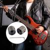 2Pcs Metal Guitar Tone Volumes Knob Replacement Potentiometer Control Knobs Electric Guitar Bass Dome Knobs with Hole