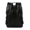 Men's Large Capacity Waterproof PU Backpack - Business Casual, Trendy, Wear-Resistant, Perfect for Students and Commuting.