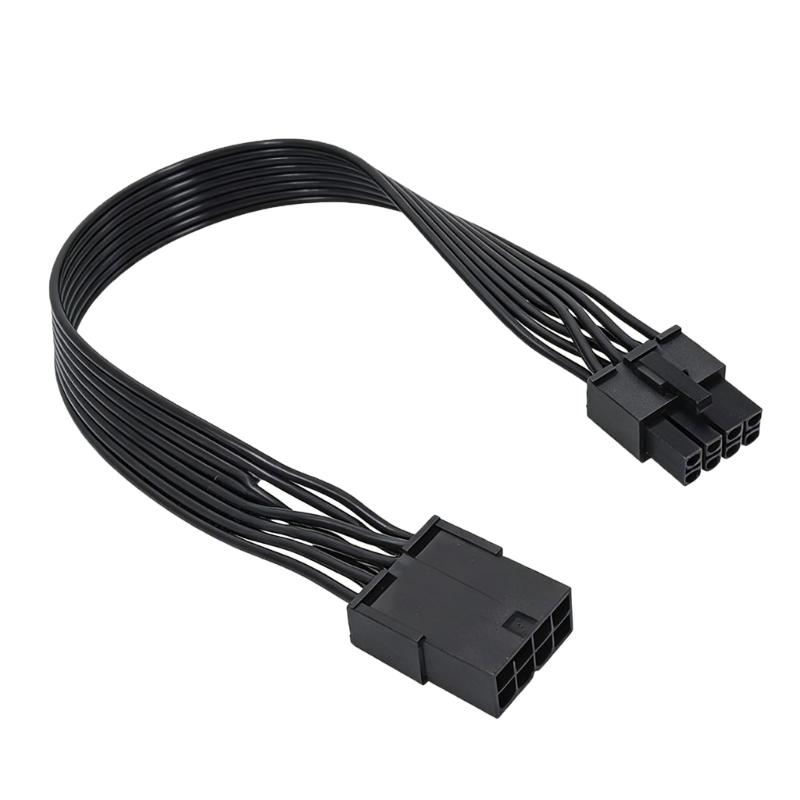 8pin (6 + 2) Stromkabel mit verlängerter Länge, verzinnte Kupferleiter für eine zuverlässige Grafikkartenverbindung in PC-Builds