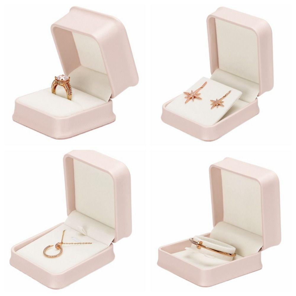 Sturdy Leather Jewelry Organizer PU Leather Bracele Storage Case  Gift Packaging