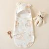 Newborn Cotton-Like Swaddle Blanket Fall Winter Sleep Anti-Startle Wrap 75x85cm Soft Baby Cocoon Sleeping Bag