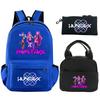 3Pcs/set Anime K-Pop Demon Hunters Printed Backpack with Shoulder Bag Pencil Case for Student Boy Girl Schoolbag Large Capacity Waterproof Bookbag
