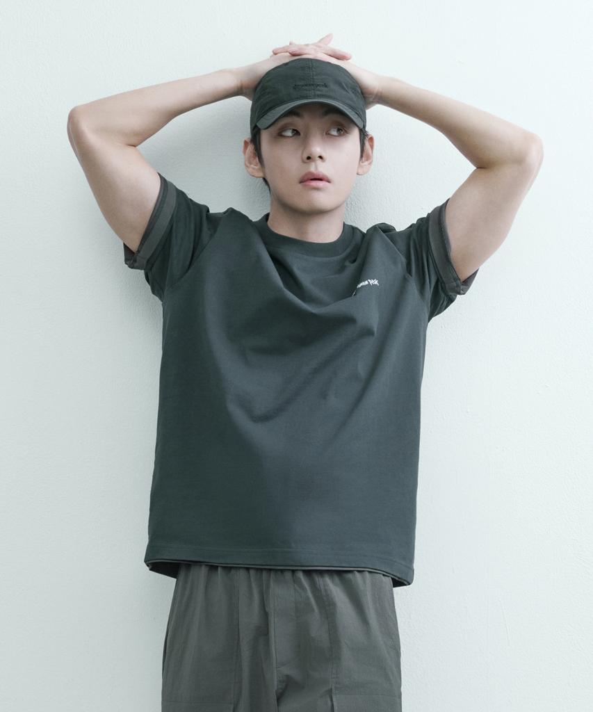 SNOWPEAK APPAREL Aerocool Doodle Graphic Short Sleeve T-Shirt (S26Mufts30) Dark Navy
