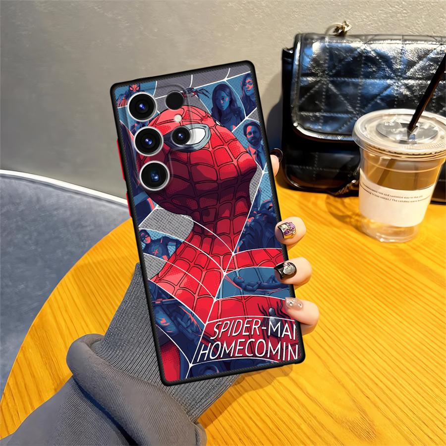 Case for Samsung Galaxy Note 20 Ultra 10+ S24 Plus S25 Ultra S21 S20 FE S23 FE S26 S22 Funda Back Phone Cover Marvel Comic