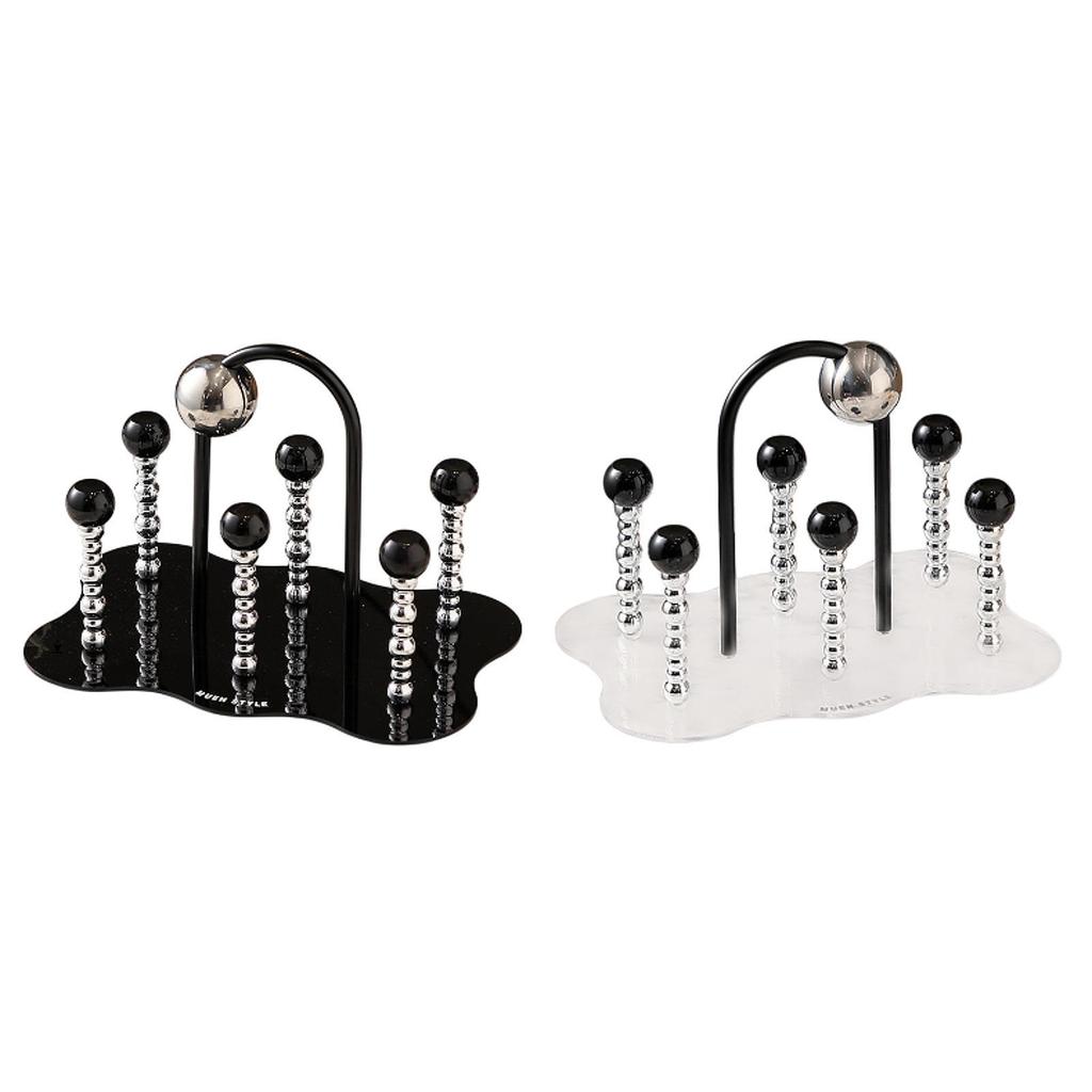 Cup Drying Rack 6 Cup Drainer Tumbler Dryer to Clean Ornament with Handle Mugs