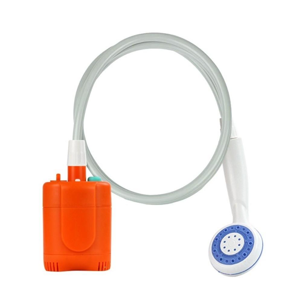 New 2200mAh Portable Shower Rechargeable Long-Lasting Camp Shower Pump Universal Camping Shower for Hiking Traveling RV