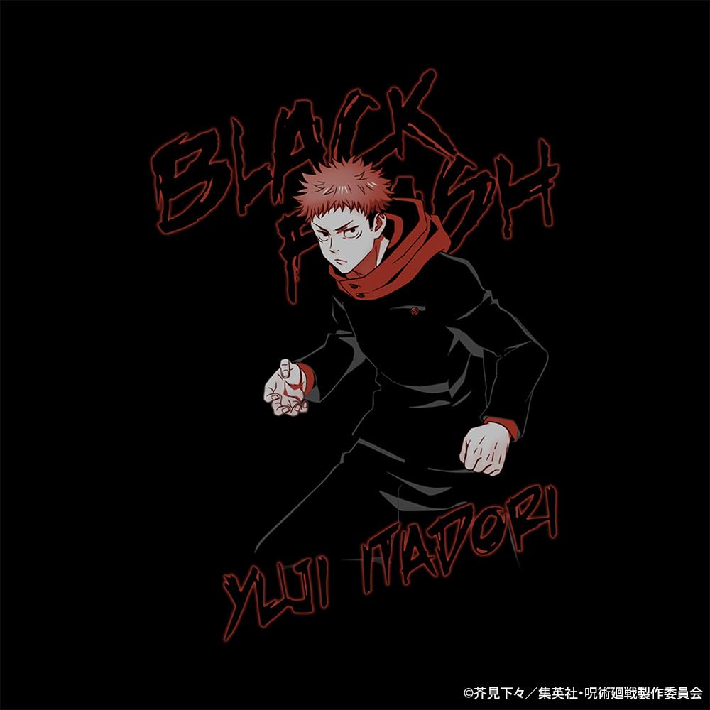 Cospa Jujutsu Kaisen Kojo Yuujin BLACK L size [Official] "Black Flash" T-shirt