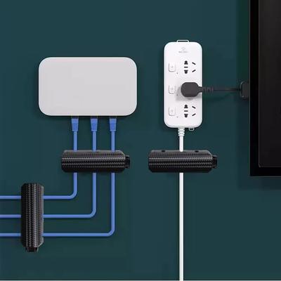 Cable Organizer Holder Magnetic Cable Smooth Adjustable Cord Holder Under Desk Cable Management Wire Keeper Cable Clips