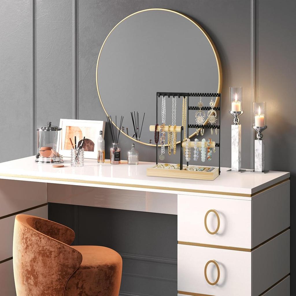 Jewelry Stand, Jewelry Tree, Chain Stand, Earring Stand, Jewelry Storage, Jewelry Holder, Jewelry Stand for Chains, Earrings, Rings, Watches,