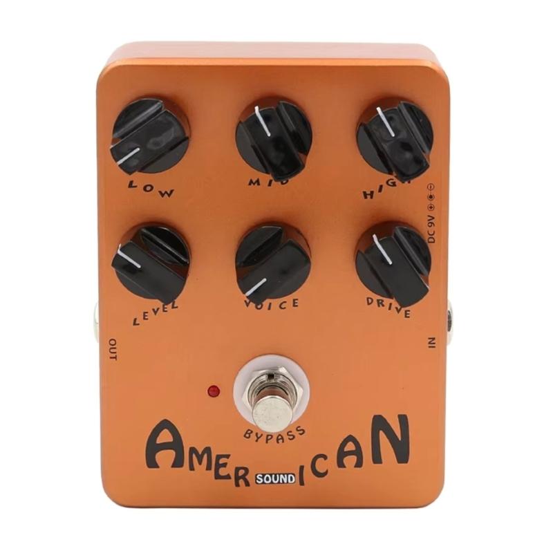 Guitar Simulates Distortion Sound Box Effect Pedal with Modern Tone Flexibility for Enhancing Performances & Play Styles
