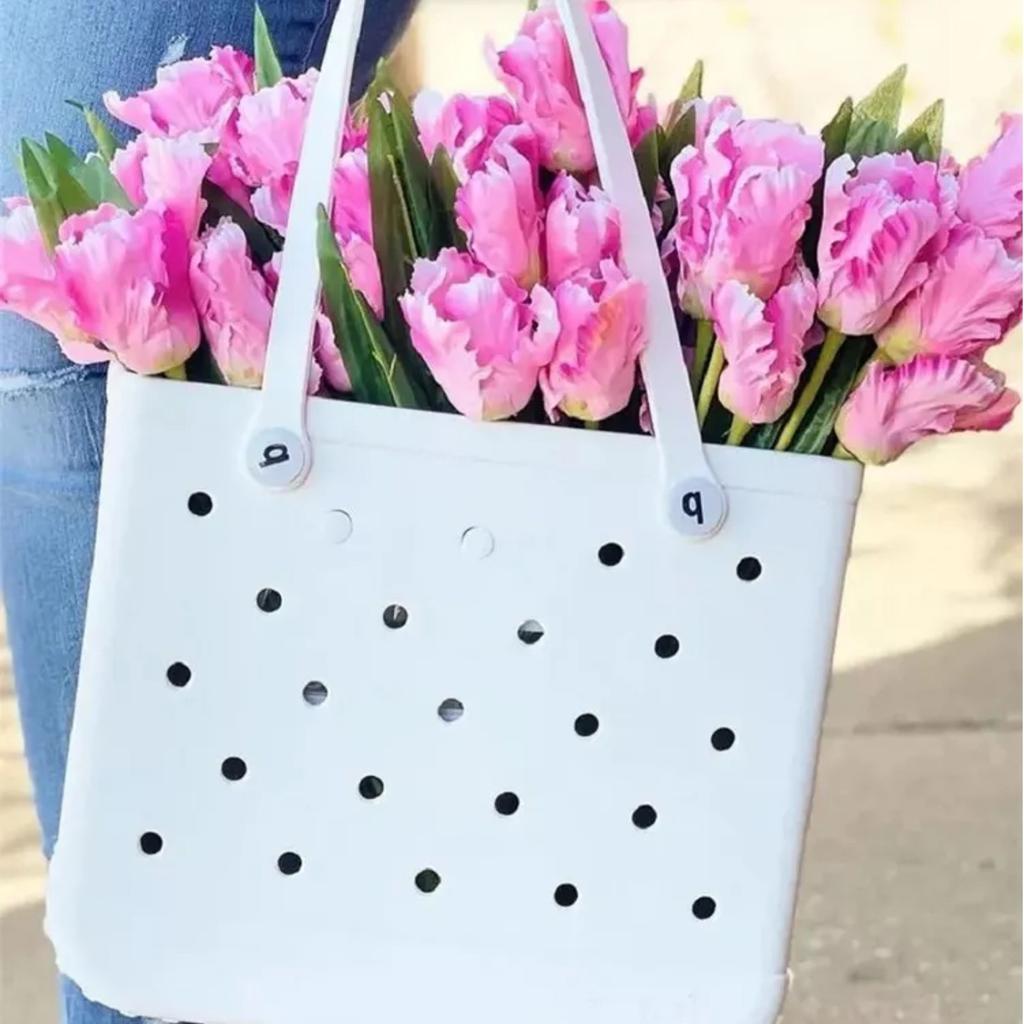 Beach Bag, Hole Bag, Portable Handbag, Waterproof And Washable, Suitable For Sports, Beach And Swimming Pool