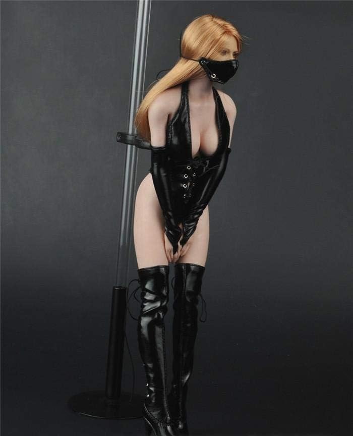 [TOYBARJAPAN] 1/6 Scale Action Figure ZYTOYS ZY5004 Beautiful Sexy SM Queen Leather Clothes and Long Boots Set (Body and Head Not Included)