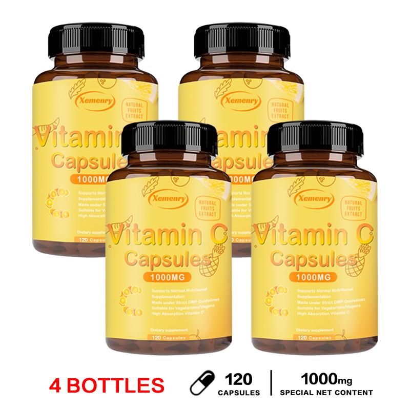 XEMENRY - 1000 mg Vitamin C - Immune system, skin health, and antioxidants
