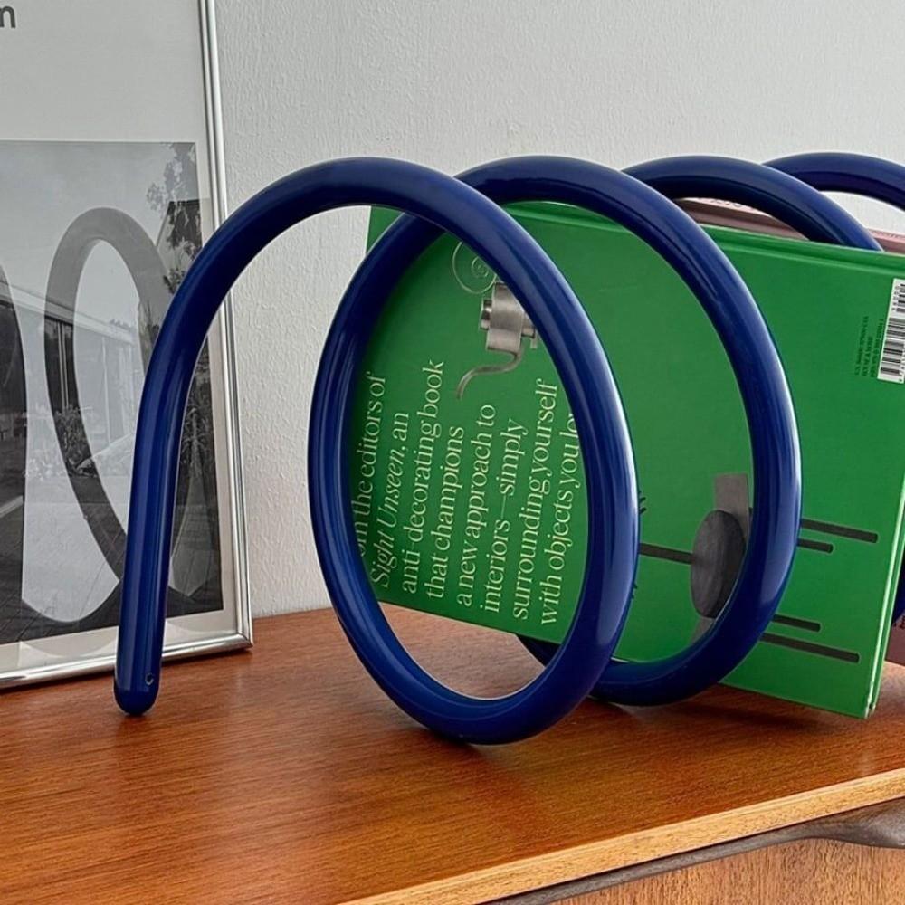 Spiral Bookcases INS Book Stand Fashionable Accessories Book Racks Study Decoration