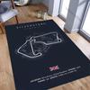Tappeto Tappetino Tappeto Design Circuito di Gara - Modello Pista Silverstone/Laguna Seca Decorazione Casa Tappetino Antiscivolo Zerbino