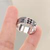Poker Rings Gothic Diamonds-encrusted Adjustable Rings Women Party Casual Rings