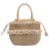 Beach Vacation Niche Beach Bag, Casual Woven Bag, Bucket Bag