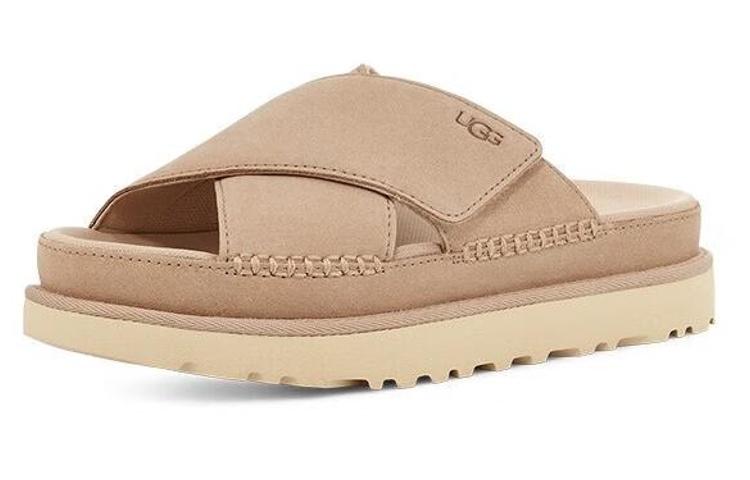 UGG Goldenstar Cross Slide Driftwood Women s 1137910-DRI 40