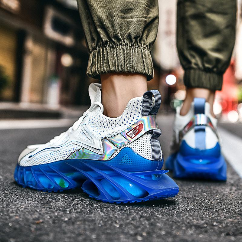 Herresko Joggesko Herre tenis Luksussko Herre casual Trainer Race Pustende mote loafers løpesko for menn